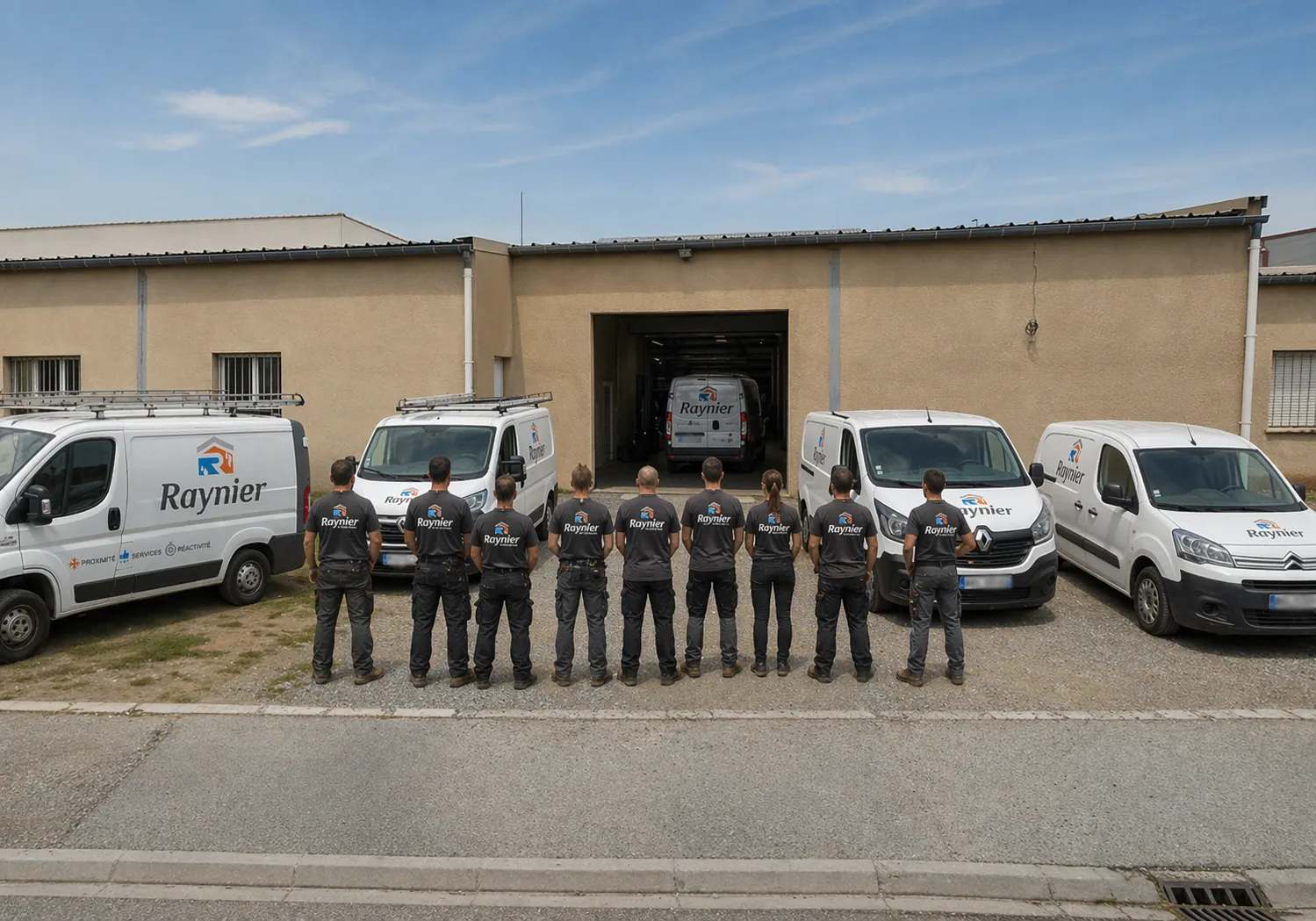 L'équipe de Raynier Entreprise, plombiers et chauffagistes à Carcassonne