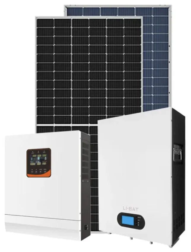 Kit solaire complet 3 kWc avec onduleur centralisé et batterie 5 kWh
